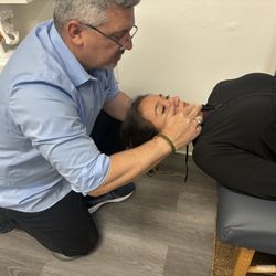 Andy Harrison, PT - Cervical retractions in supine, for neck pain or stiffness