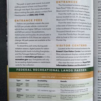 Everglades National Park - Visitor Services and entrance fees - Parks Near Me - Homestead, Florida Everglades National Park - Visitor Services and entrance fees - Parks Near Me - Homestead, Florida