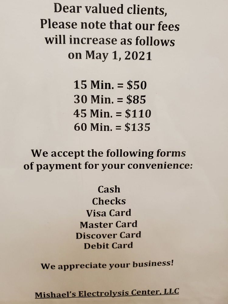 MISHAEL’S ELECTROLYSIS CENTER Updated October 2024 41 Photos & 67