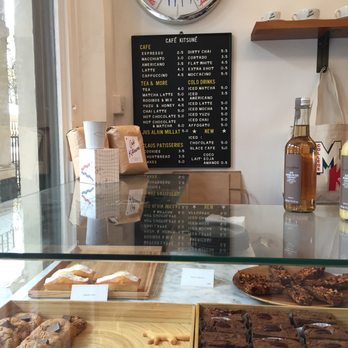 Café Kitsuné - Menu in the back - Cafes Near Me - Paris, 75