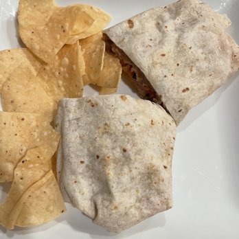 Cabo Grill & Cantina - Shrimp burrito (replated at home) with the best restaurant style chips - Mexican Near Me - Brea, California Cabo Grill & Cantina - Shrimp burrito (replated at home) with the best restaurant style chips - Mexican Near Me - Brea, California