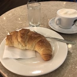 Croissant and Cappuccino