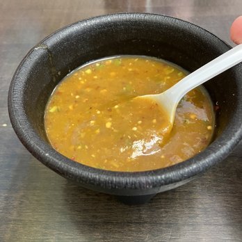 Mega Mercado - Complimentary Salsa, hot but delicious - Mexican Near Me - Lakeland, Florida