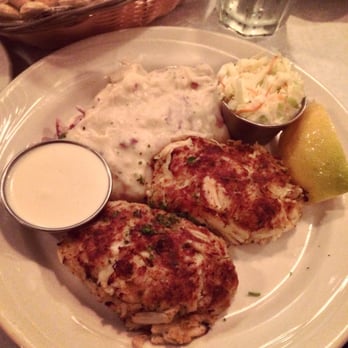 Blue Point Grill - Jumbo lump crab cakes with garlic smashed potatoes - Seafood Near Me - Princeton, New Jersey