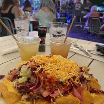 Mangoes - Cadillac margarita and nachos. - Seafood Near Me - Key West, Florida