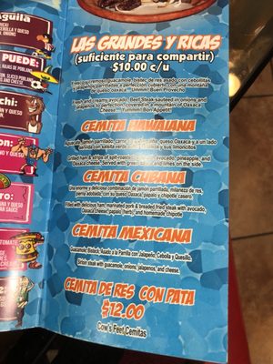Menu photo 5 La Fortaleza Passaic, NJ