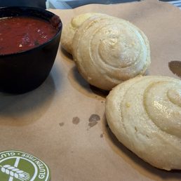 Gluten free garlic knots Gluten free garlic knots