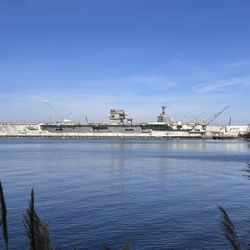 Aircraft Carrier to the north