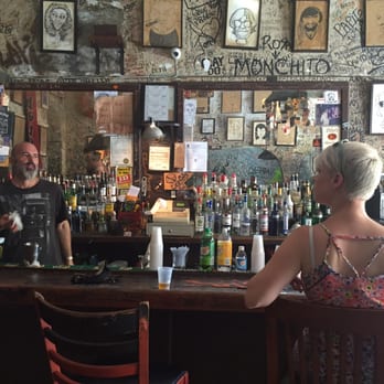El Batey - Christo filling us in on the backstory of the bar. - Dive Bars Near Me - San Juan, Puerto Rico