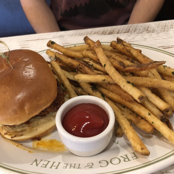 Frog & the Hen - Nashville hot chicken sandwich and fries - Southern Near Me - Augusta, Georgia Frog & the Hen - Nashville hot chicken sandwich and fries - Southern Near Me - Augusta, Georgia