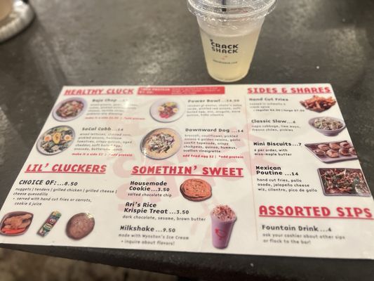 Menu photo 2 The Crack Shack San Diego, CA Menu photo 2 The Crack Shack San Diego, CA