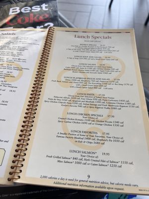 Menu photo 8 The Cheesecake Factory Coconut Creek, FL
