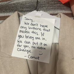 Comet Dry Cleaners