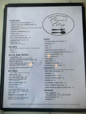 Menu photo 1 Etienna’s Eatery Brookshire, TX