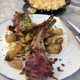 Lamb Rack and Mac n Cheese Lamb Rack and Mac n Cheese