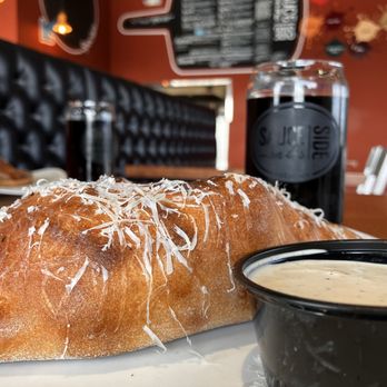 Sauce on the Side - a loaf of bread and a cup of coffee - Italian Near Me - Carmel, Indiana
