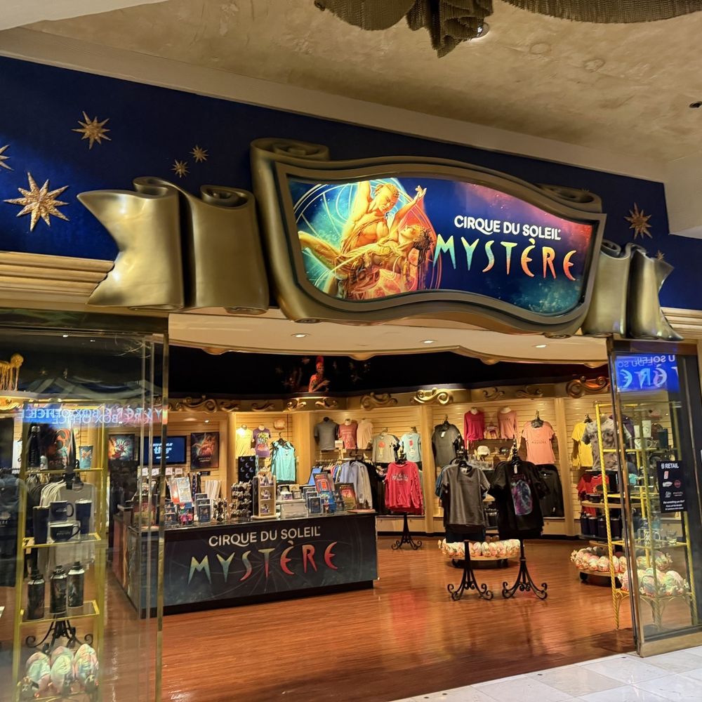 Check out the gift shop for some Mystere merch! Check out the gift shop for some Mystere merch!
