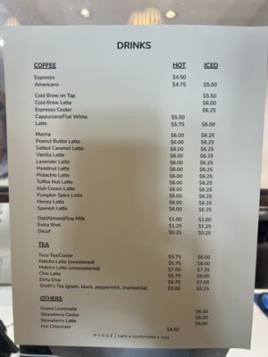 Menu photo 1 Hygge Coffee La Mirada, CA