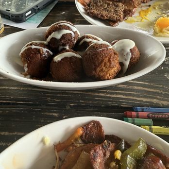 Rooster - South Grand - Churro donut holes, farmers platter - Breakfast & Brunch Near Me - Saint Louis, Missouri Rooster - South Grand - Churro donut holes, farmers platter - Breakfast & Brunch Near Me - Saint Louis, Missouri