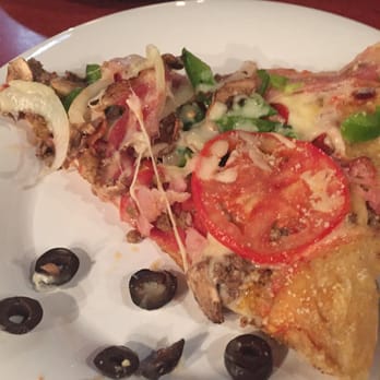 Mellow Mushroom Columbia - Not a fan of olives, but my friend was! - Pizza Near Me - Columbia, South Carolina