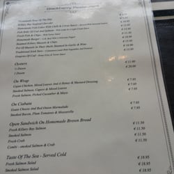 Blackberry Restaurant - Menu