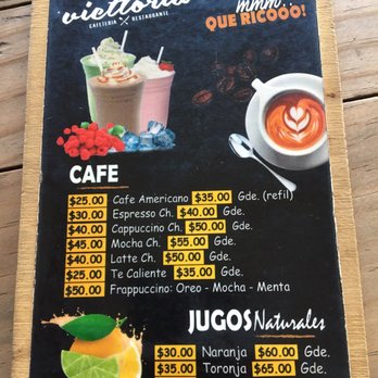 Victtoria - Drink menu - Coffee & Tea Near Me - Cabo San Lucas, BCS Victtoria - Drink menu - Coffee & Tea Near Me - Cabo San Lucas, BCS