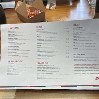 Boon Fly Cafe - Menu - American Near Me - Napa, California