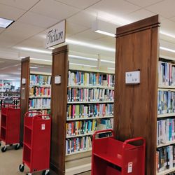 CH Booth Library - Fiction stacks