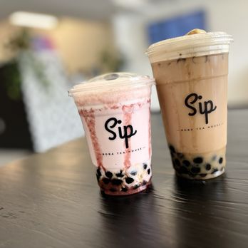 Sip Boba Tea House - Strawberry milk(shake) and Oatmilk Dalgona Dirty Chai - Coffee & Tea Near Me - Ann Arbor, Michigan Sip Boba Tea House - Strawberry milk(shake) and Oatmilk Dalgona Dirty Chai - Coffee & Tea Near Me - Ann Arbor, Michigan