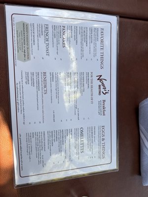 Menu photo 1 Nonni's Bistro Pleasanton, CA