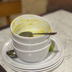 Abraj Mediterranean Restaurant - Polished off lentil soup