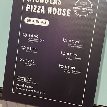 Nicholas Pizza House - Pizza Near Me - Torrington, Connecticut Nicholas Pizza House - Pizza Near Me - Torrington, Connecticut