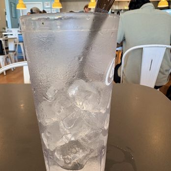 Eggs Up Grill - Winter Garden location. I requested light ice. Dirty cup. Our server seemed so rushed. - Breakfast & Brunch Near Me - Orlando, Florida