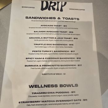 Drip Coffee - Menu - Coffee & Tea Near Me - Fort Lauderdale, Florida