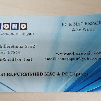 Soho Computer Repair - IT Services & Computer Repair Near Me - Honolulu, Hawaii Soho Computer Repair - IT Services & Computer Repair Near Me - Honolulu, Hawaii
