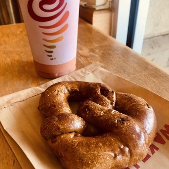 Jamba - Caribbean Passion with Apple Cinnamon Pretzel - Juice Bars & Smoothies Near Me - Irving, Texas