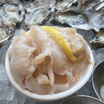 Taylor Shellfish Oyster Bar - Geoduck Sashimi - Seafood Near Me - Seattle, Washington Taylor Shellfish Oyster Bar - Geoduck Sashimi - Seafood Near Me - Seattle, Washington