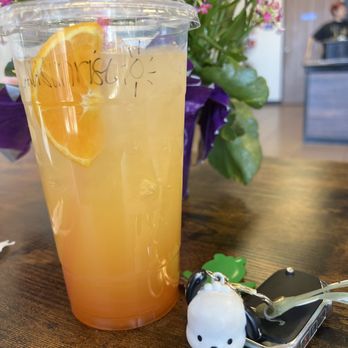 De Los Rios Nutrition - a cup of orange juice and a keychain - Juice Bars & Smoothies Near Me - Hesperia, California De Los Rios Nutrition - a cup of orange juice and a keychain - Juice Bars & Smoothies Near Me - Hesperia, California
