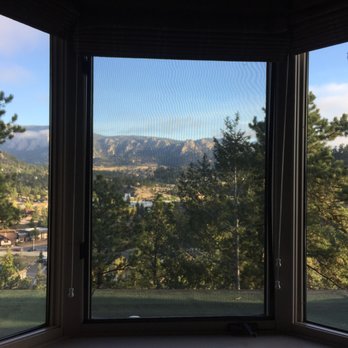 Historic Crag's Lodge - View from our room - Hotels Near Me - Estes Park, Colorado Historic Crag's Lodge - View from our room - Hotels Near Me - Estes Park, Colorado