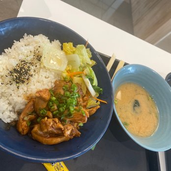 SoJo Spa Club - Chicken teriyaki comes with a side of soup - Saunas Near Me - Edgewater, New Jersey SoJo Spa Club - Chicken teriyaki comes with a side of soup - Saunas Near Me - Edgewater, New Jersey