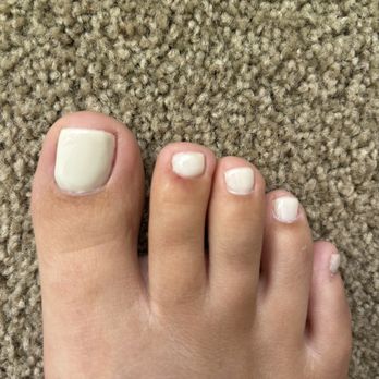 Ivy Nailology - Cut on my second toe and messy paint - Nail Salons Near Me - San Diego, California Ivy Nailology - Cut on my second toe and messy paint - Nail Salons Near Me - San Diego, California