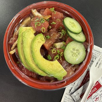 Honolulu Sushi - Ahi Poke Bowl - Sushi Bars Near Me - Honolulu, Hawaii