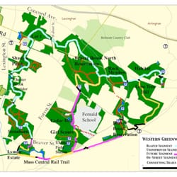 The Western Greenway - Rough map of the entire Greenway.