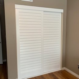 Guest room closet doors from Shutters and More Guest room closet doors from Shutters and More