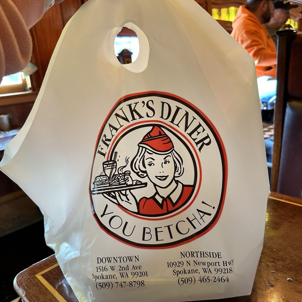 Frank's Diner - Ordered an extra meal to go 11/16/24 - Diners Near Me - Spokane, Washington Frank's Diner - Ordered an extra meal to go 11/16/24 - Diners Near Me - Spokane, Washington