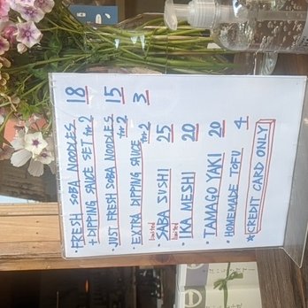 Soba Ichi - Menu - Noodles Near Me - Oakland, California