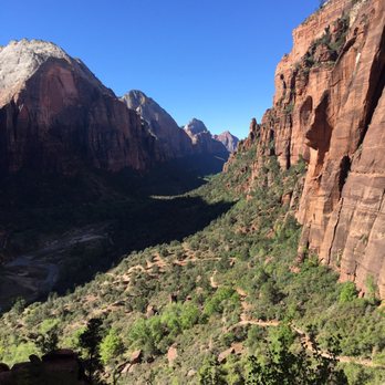 Angel's Landing - View from Angels Landing - Hiking Near Me - Springdale, Utah Angel's Landing - View from Angels Landing - Hiking Near Me - Springdale, Utah