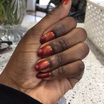 Bilancia Nail Spa - This is me trying Cateye no chip and I love it!! - Nail Salons Near Me - Chicago, Illinois