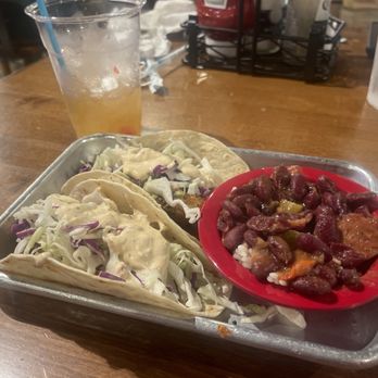 Mango Marley's - Mahi Tacos and red beans and rice ! - American Near Me - Mexico Beach, Florida