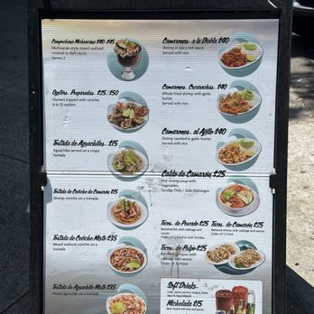 Mariscos El Aguachile 8 - Menu - August 2026 - Seafood Near Me - San Jose, California Mariscos El Aguachile 8 - Menu - August 2026 - Seafood Near Me - San Jose, California